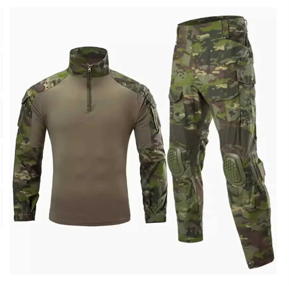 Tactical combat training suit breathable and wearresistant special combat suit protective equipment W250928