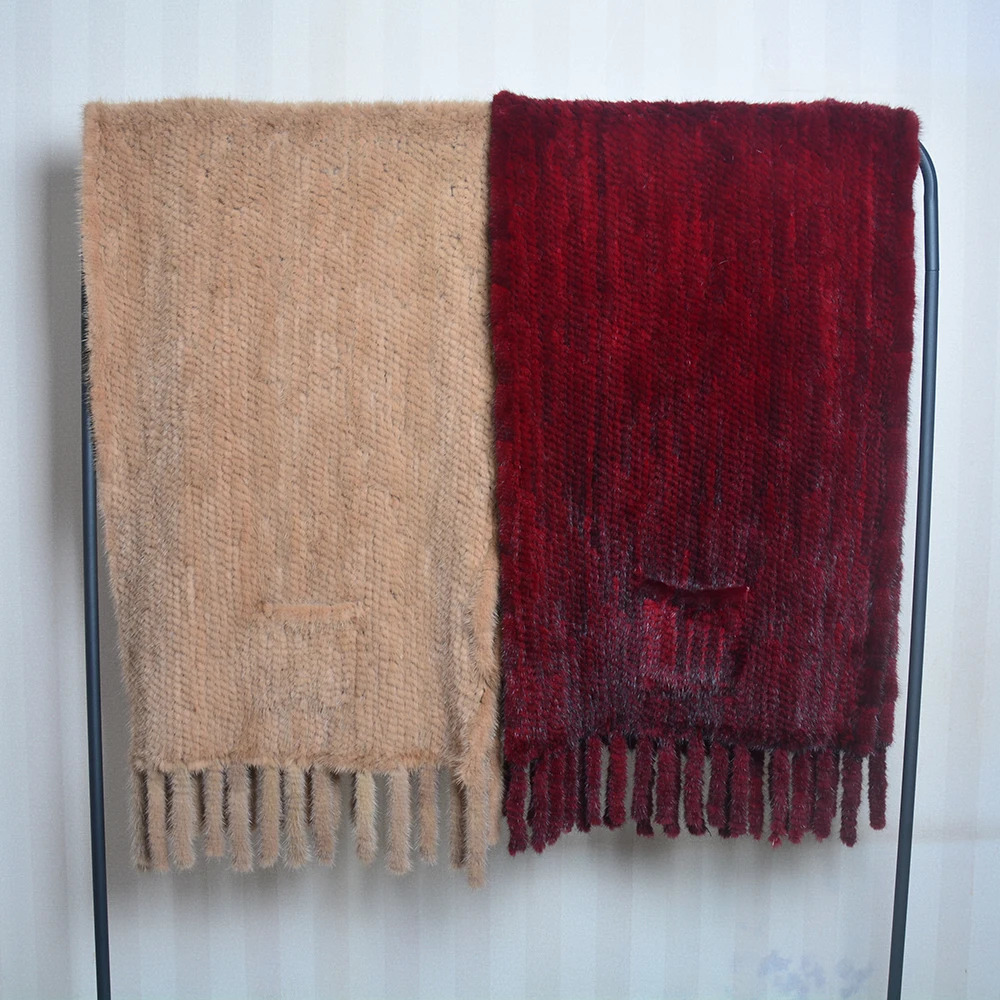 2025 Lady Mink Fur Shawl Scarf Winter 100Natural Mink Fur Real Scarf Shawl Fashion Genuine Mink Fur Ponchos 250928