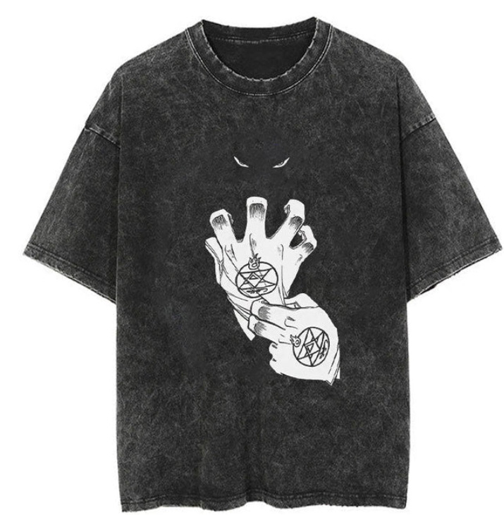 Casual Stylish Animated Artwork Long Lasting Cotton Blend Shirt - TT8340