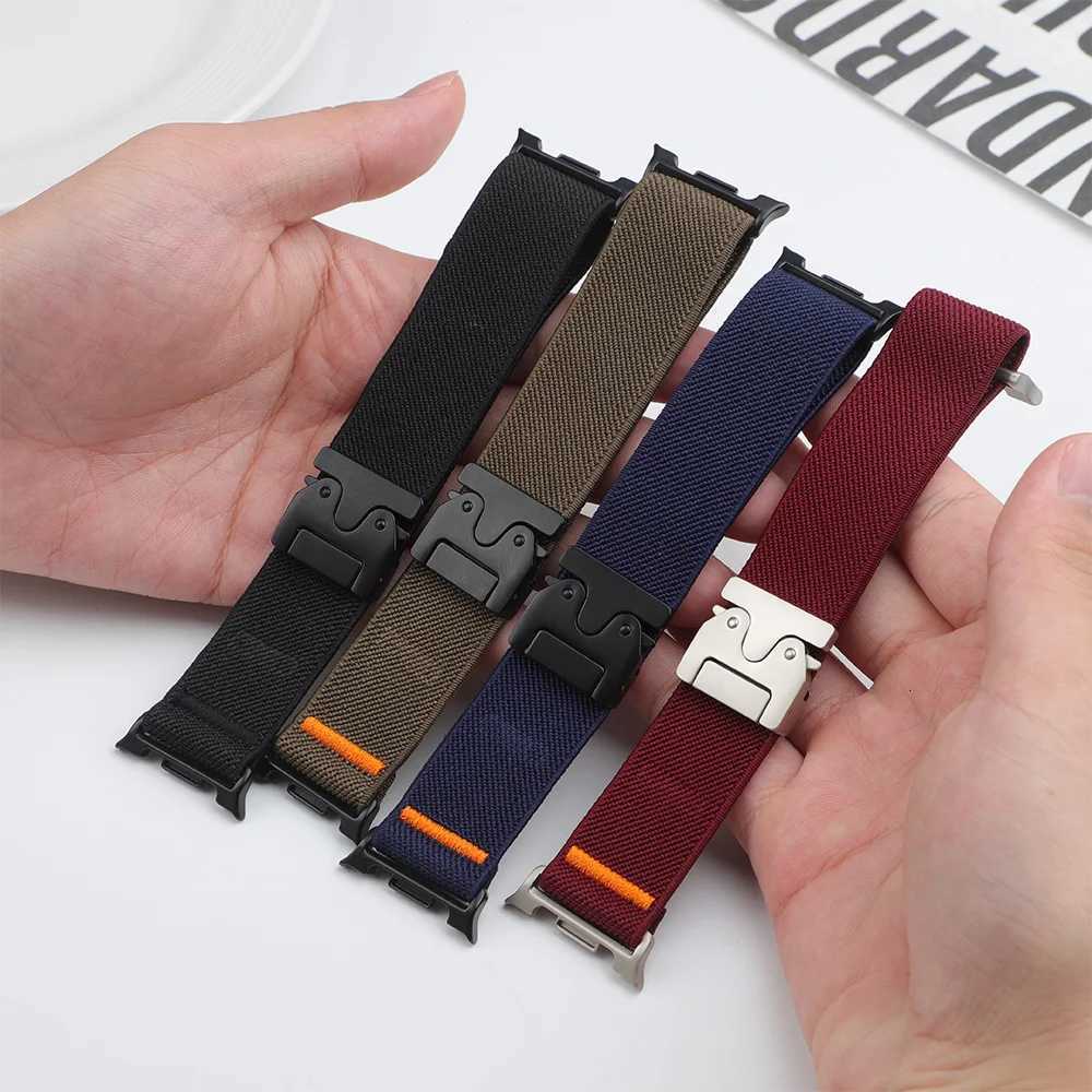 Parachute Strap For Samsung Galaxy Watch 8 40mm 44mm stretch Nylon correa pulseira Bracelet for Galaxy Watch 8 classic Band 46mm W250928