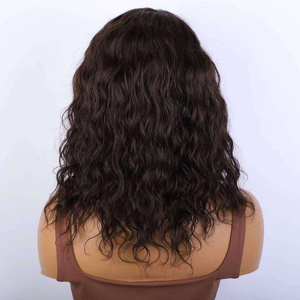 Top Short Pixie Cut Natural Brown Multi Parting 100% Real Human Hair Wigs Perruques Cheveux Humains High Quality Xiusiyuan2509