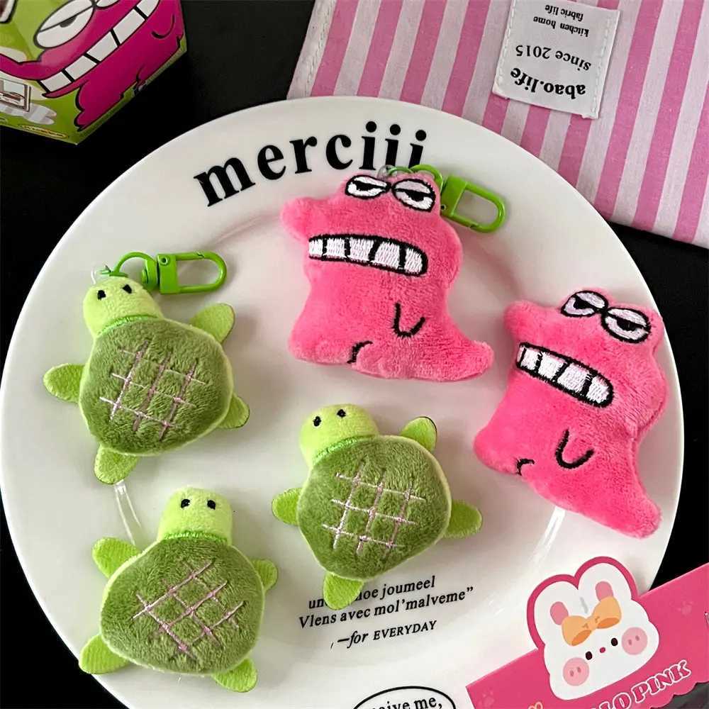 Cute Pet Booch Pendant Cartoon Plush Iittle Crocodile Turtle Doll Key Chain Pendant Girl Backpack PinXJ250928