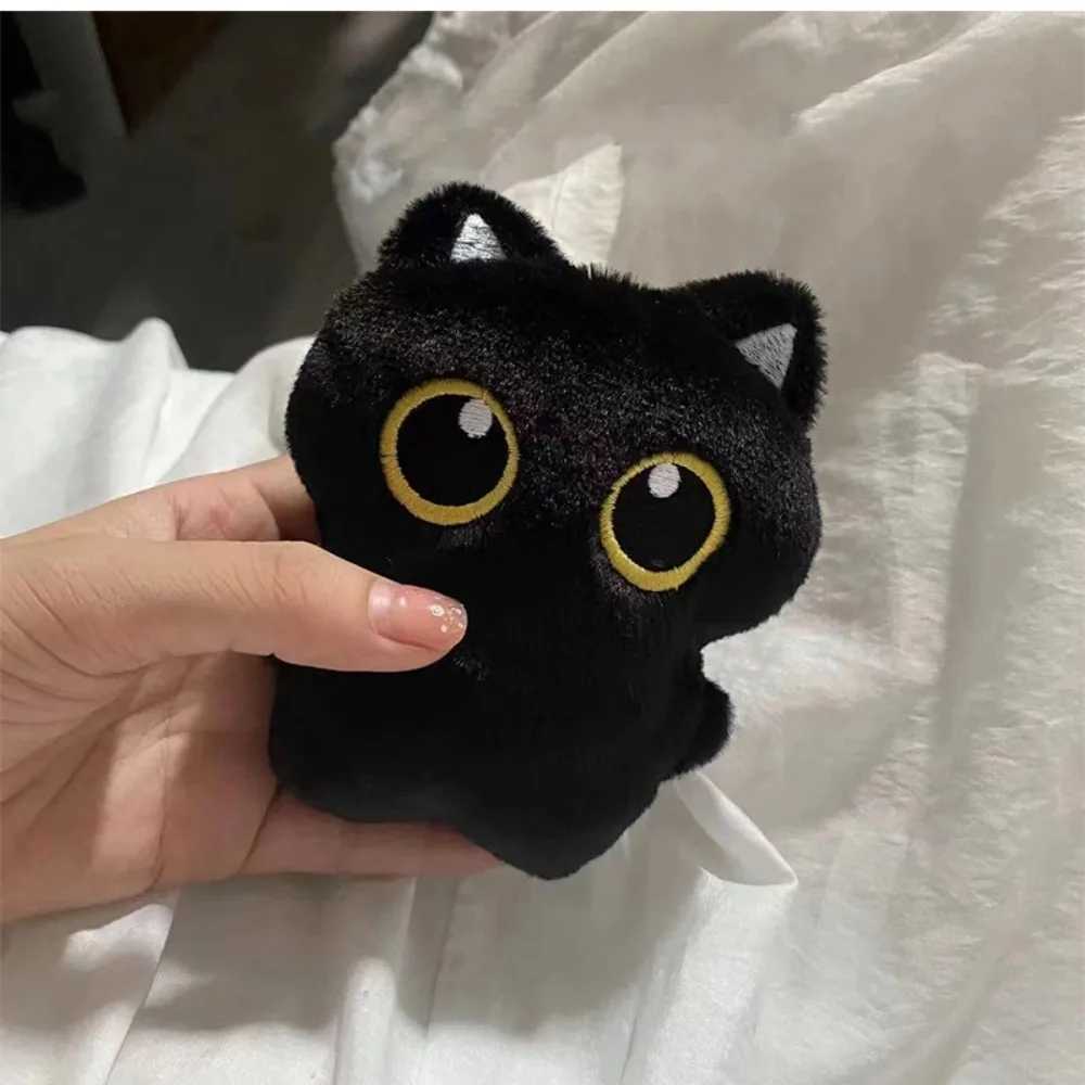 New Cute Black Cat plush toy Doll Small Pendant Cuddly Pillow Cushion Ins Black Cat Plush Toy Doll for Boy Girl Birthday GiftsXJ250928