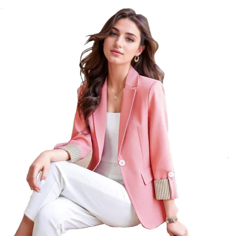 Autumn Winter Outerwears Blazer Woman In Coats Chaquetas Mujer Casaco Feminino Large Size Office Casual Blazers Jackets Tops 250106