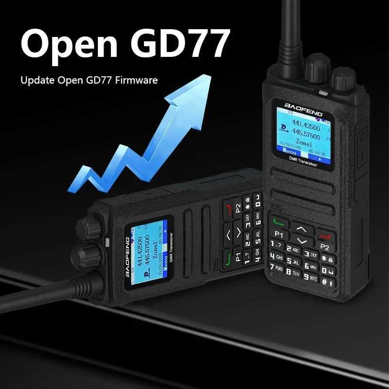 Baofeng Walkie Talkie DM1701A DMR Dual Mode Analog and Digital Radio Tier 12 DualTime Slot DM1701 Ham DualBand DM1801 DM5RXJ250928