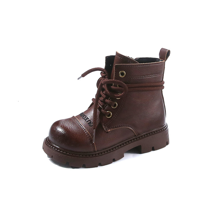 Autumn and winter new children's boots, fashionable boys and girls' boots, Martin boots, British fashion retro boots, designer shoes