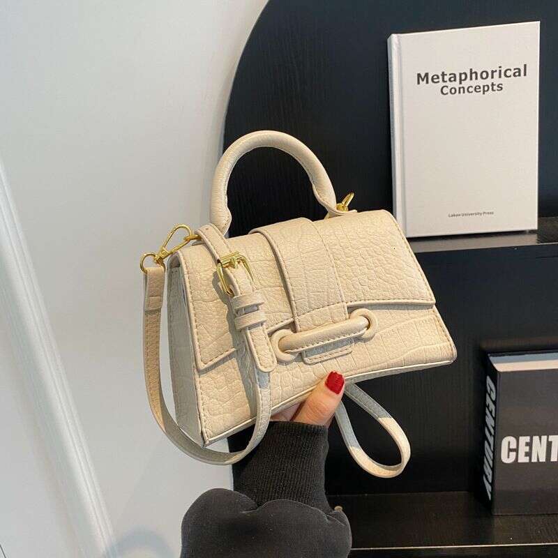 Handbag Women's Fashion Crocodile Print Single Shoulder Crossbody Bag