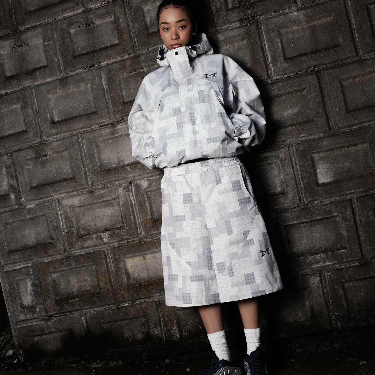 Men's Hoodies Mertra Luxurious Design Patchwork Checkered Sportswear Set Grey Hoodie Jacket UK Hooded Windbreaker Hip-hop Men And Women