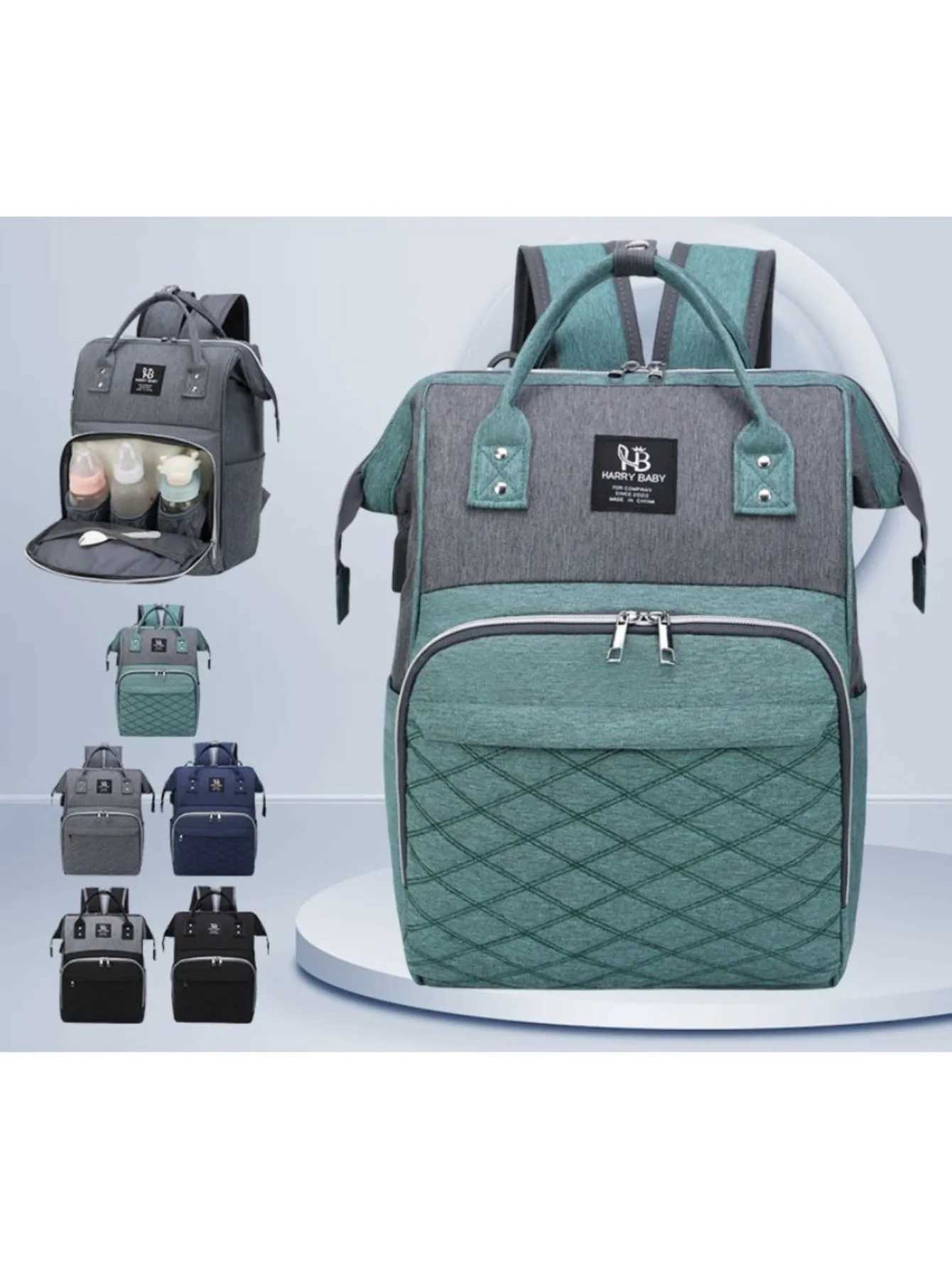 Mommy Diaper Bags Baby Stroller Hanging Bag Mother Large Capaci Nappy Backpacks with Changing Mat Convenient Baby Nursing BagsXJ250928