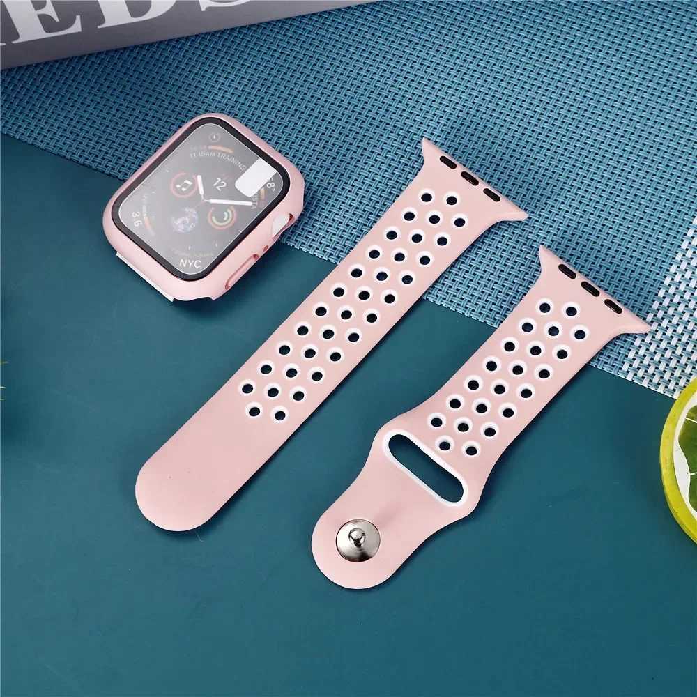 Sport straps for apple watch Series 10 42mm 46mm band ultra 2 49mm 40mm44mm 45mm 41mm silicone band iwatch 10 9 8 7 6 SE 5 4 3 W250928