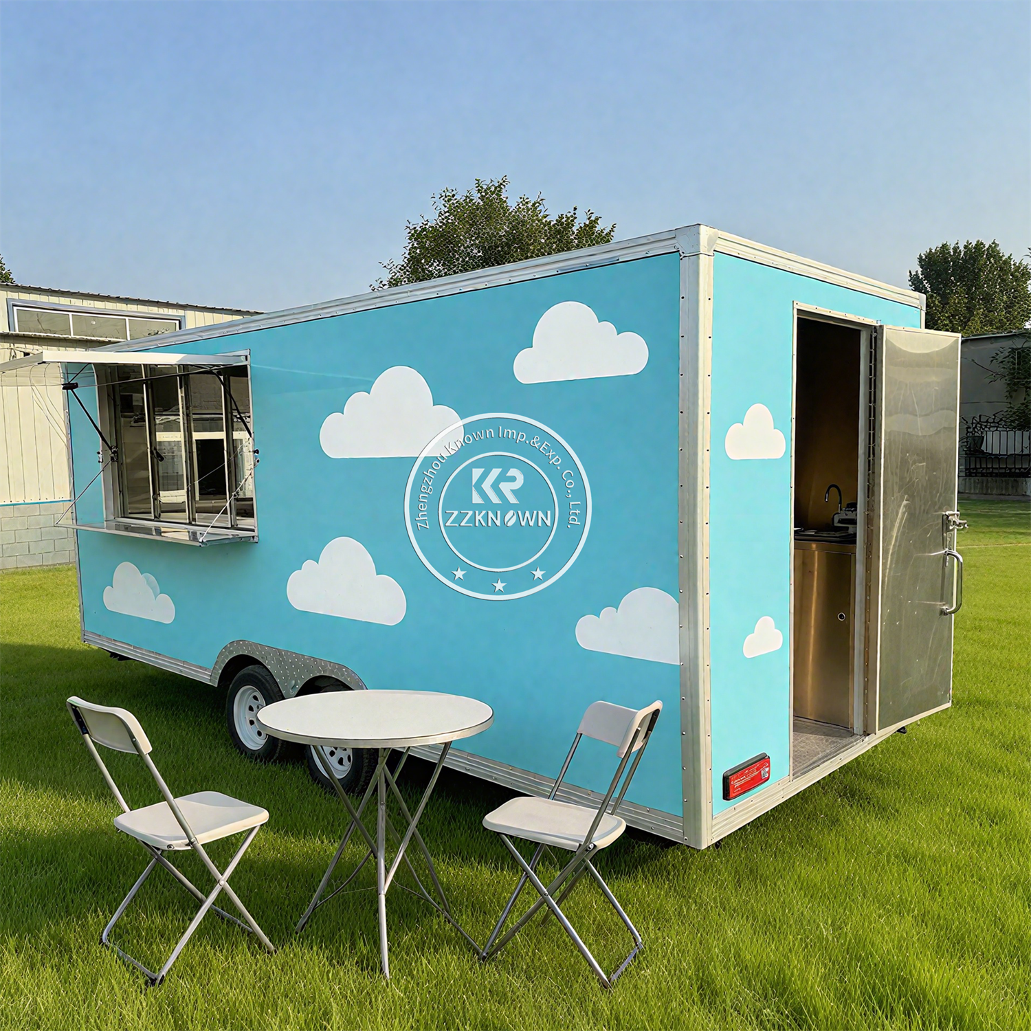 Concession Catering Trailer Fast Food Truck With Full Kitchen Mobile Ice Cream Pizza Cart Street Snack Coffee Cart For Sale