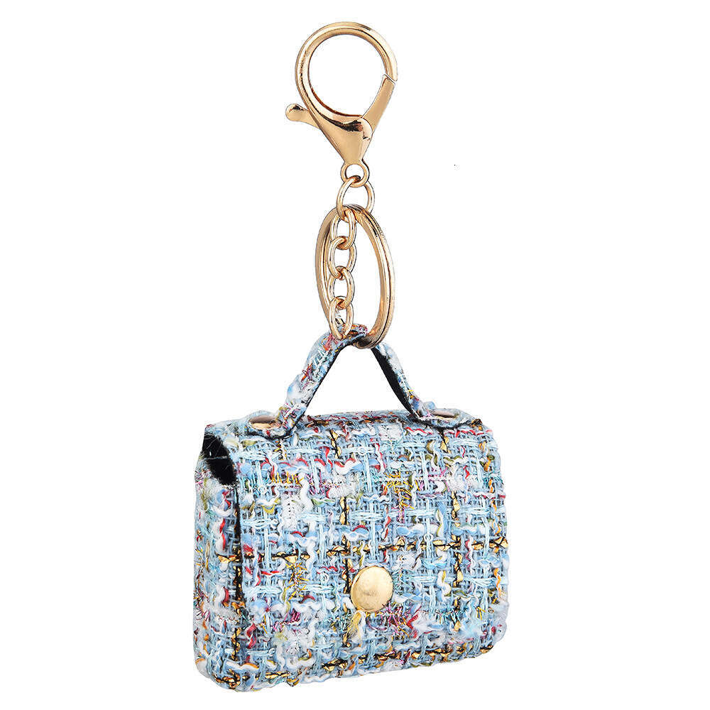 Fashion Mini Keychain Pendant Backpack Handbag Decoration Storage Coin Purse Earphone Bag
