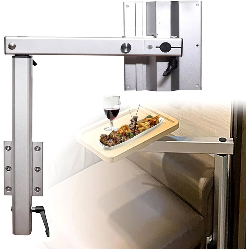 HWHongRV Premium Aluminum Alloy Upgraded Table Leg Bracket High Internal RV Folding Tabletop with 360-Degree Rotation