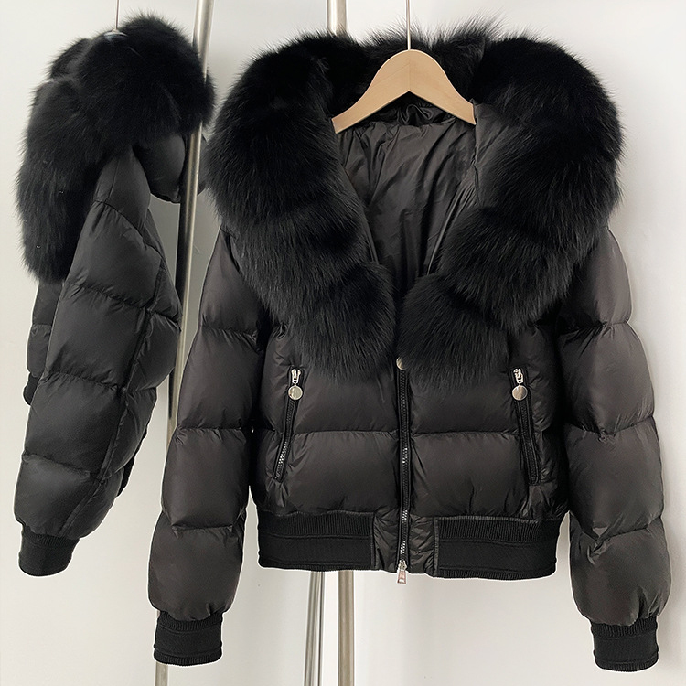 Warm Womens Padded Winter Coat - Fashionable Mountaineering Jacket with Durable Duck Down Insulation