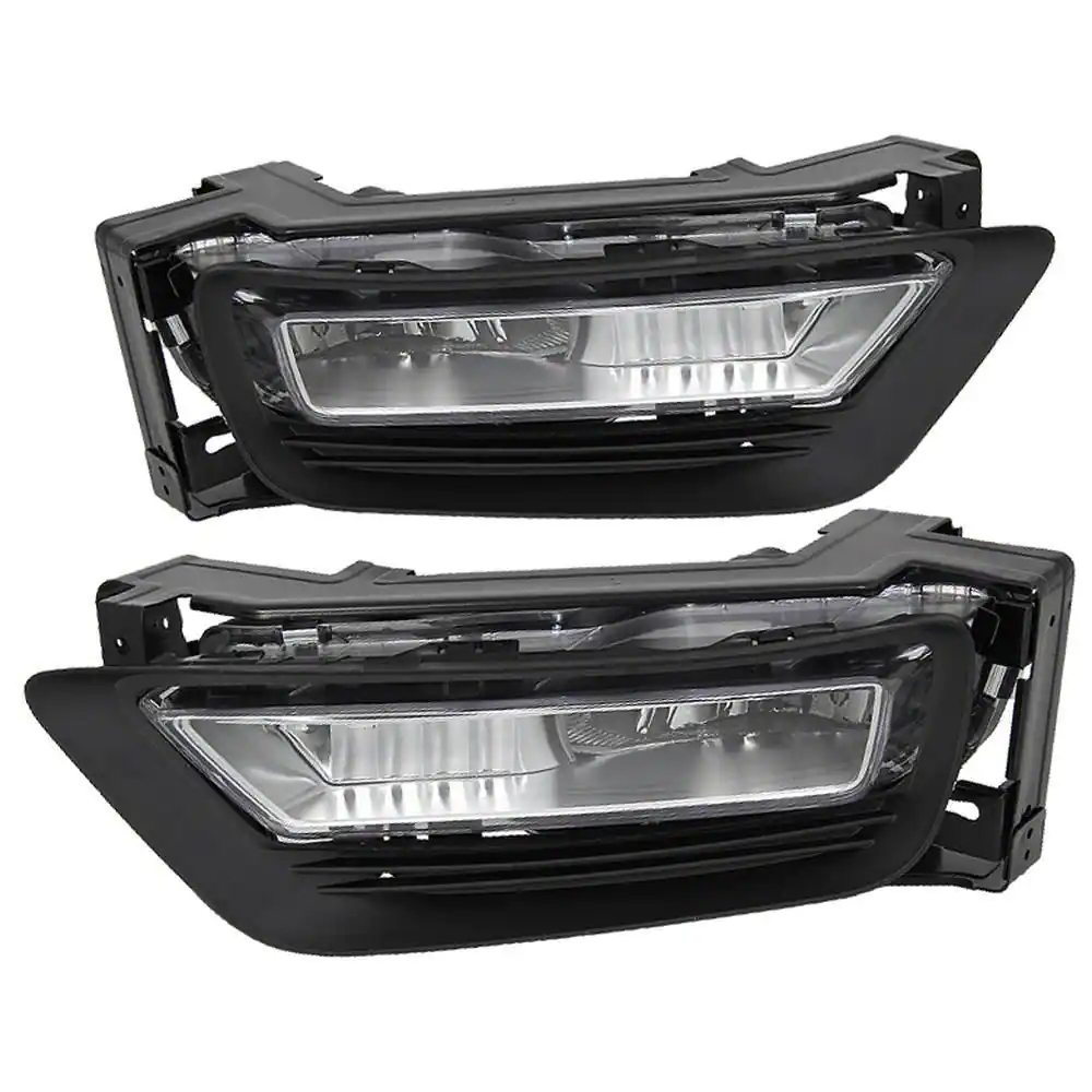 Front Bumper Fog Lamp Upgrade Kit FOR HONDA ACCORD 2013-2014 Version Additional Foglight Set Switch + Wiring