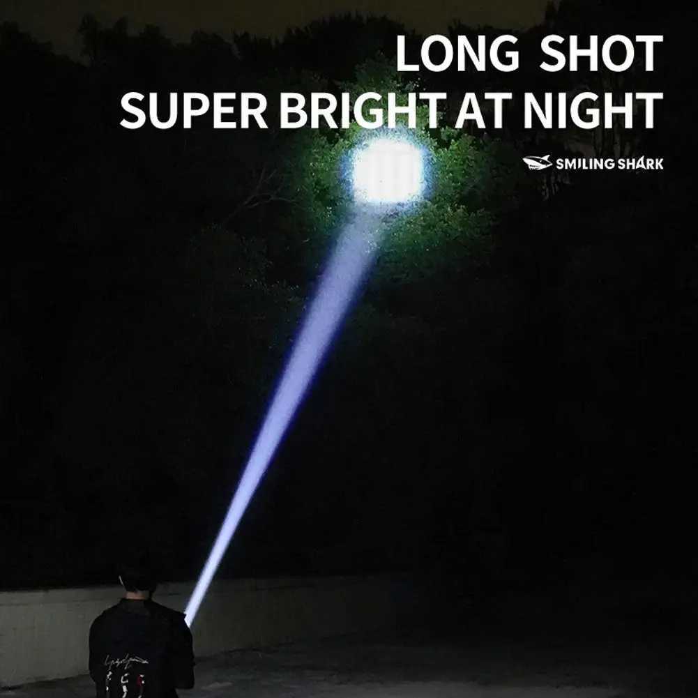 Ultra Light Mini LED Flashlight Fast Charging 5 Lighting Modes Telescopic Zoom High Brightness for Outdoor Camping Travel D250928