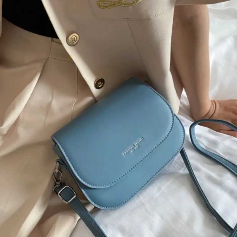 Saddle bag womens crossbody bag girl summer simple fashion trend foreign shoulder bag women Z250928