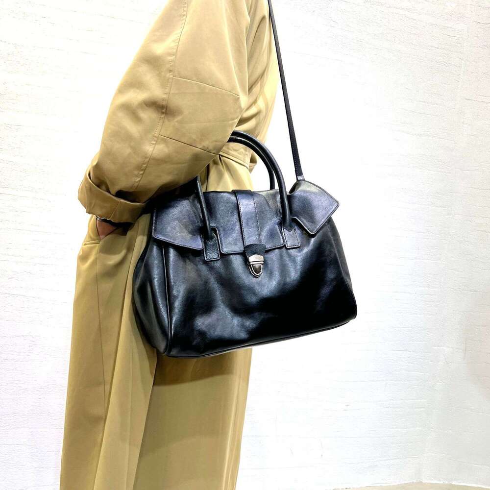 designer bag Luxury bag Genuine Leather Women's Handbag Handmade Top Layer Vegetable Tanned Cowhide Travel Tote Single Shoulder Crossbody Bag