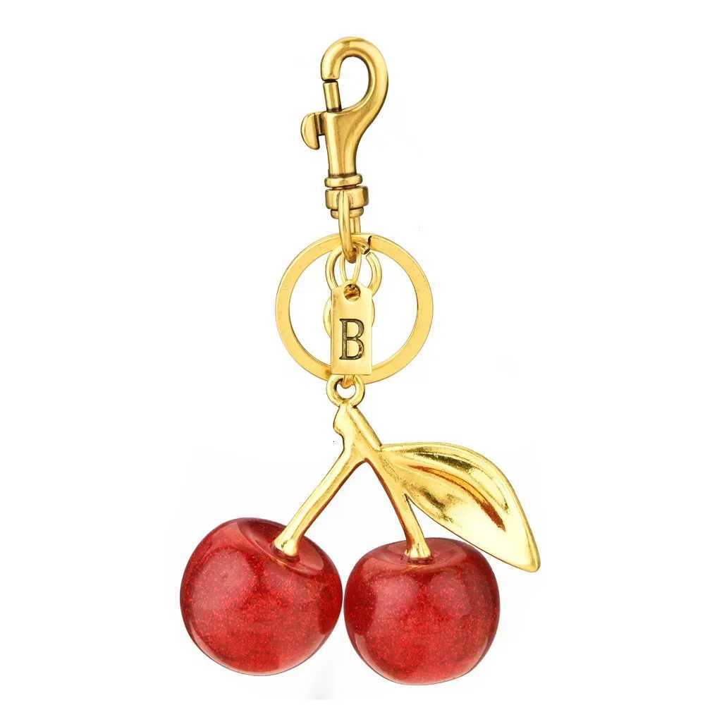Luxury Trendy exquisite and shiny key chains little cherry fashion key chains bag pendants Y250928as