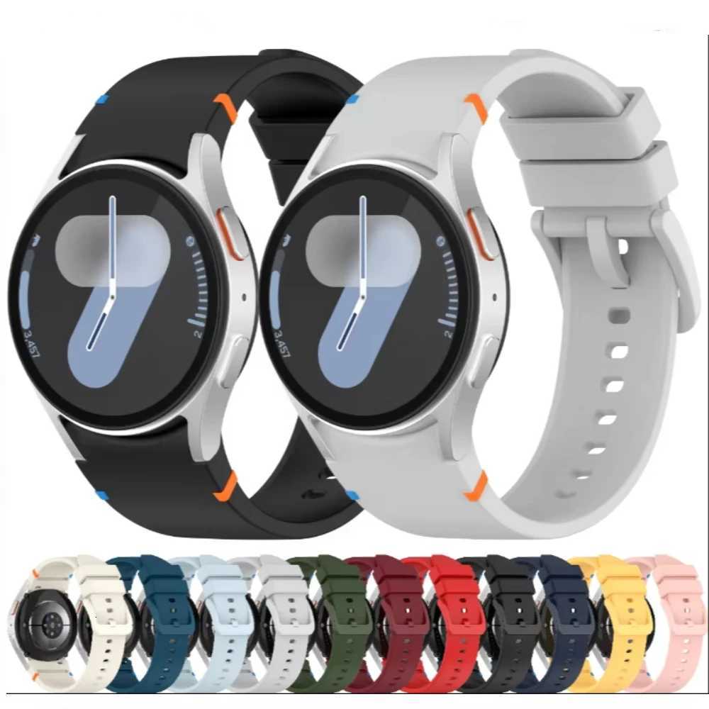 Silicone Strap for Samsung Galaxy Watch7 6 5 4 44mm 40mm Sports Watches Instead of Bracelets for 64 Classic 47mm 46mm 43mm 42mm W250928
