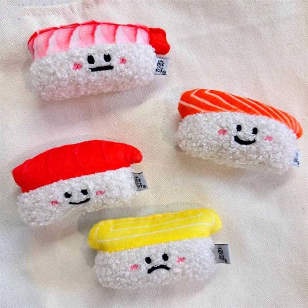 Creative Salmon Sushi Plush Doll Keychain Sweet Shrimp Key Buckle Plush Doll Toy Plush Korean Style ChildrenXJ250928
