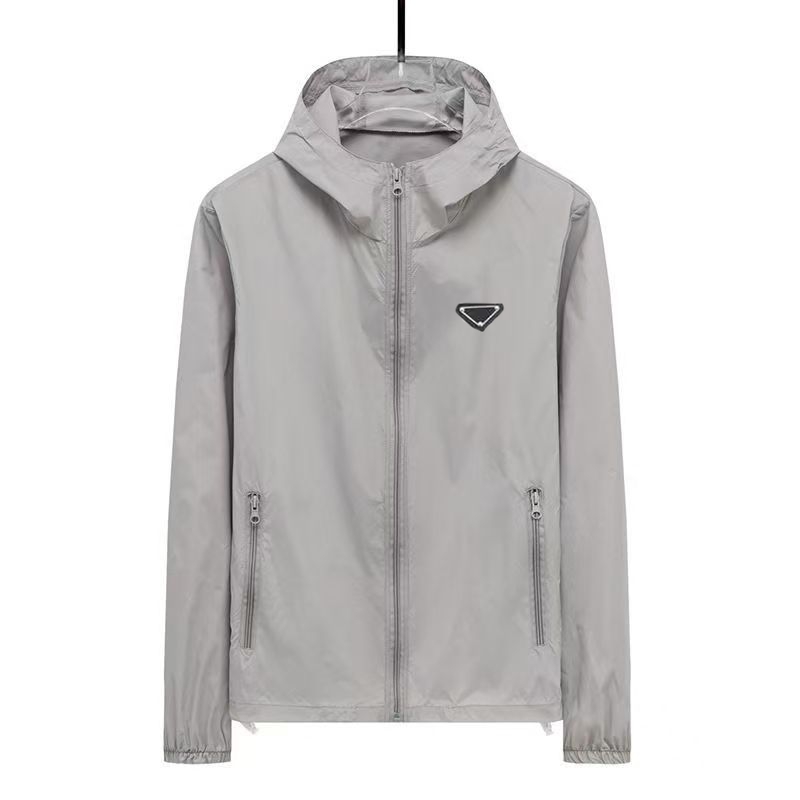 Thin Luxury Mens Jackets Summer Sunscreen Windproof Jackets Men's motorcycle Spring Autumn Zippers Coats Hiking Cycling Travel Windproof Outwears XS-3XL Asian Size