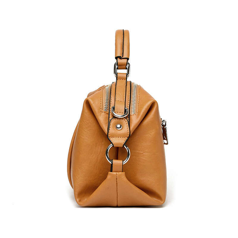 designer bag Luxury bag Light Luxury Genuine Leather Handbag Boston Pillow New Trendy Fashion Large Capacity Shoulder Crossbody Bag for Women