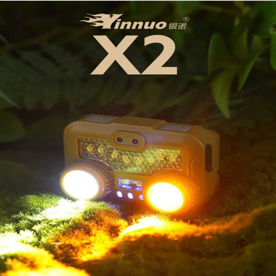 Powerful LED Headlamp IPX4 Waterproof Emergency Head Flashlight 260LM LED Headlamp 1000mAh for Outdoor Fishing Camping Hiking C250928