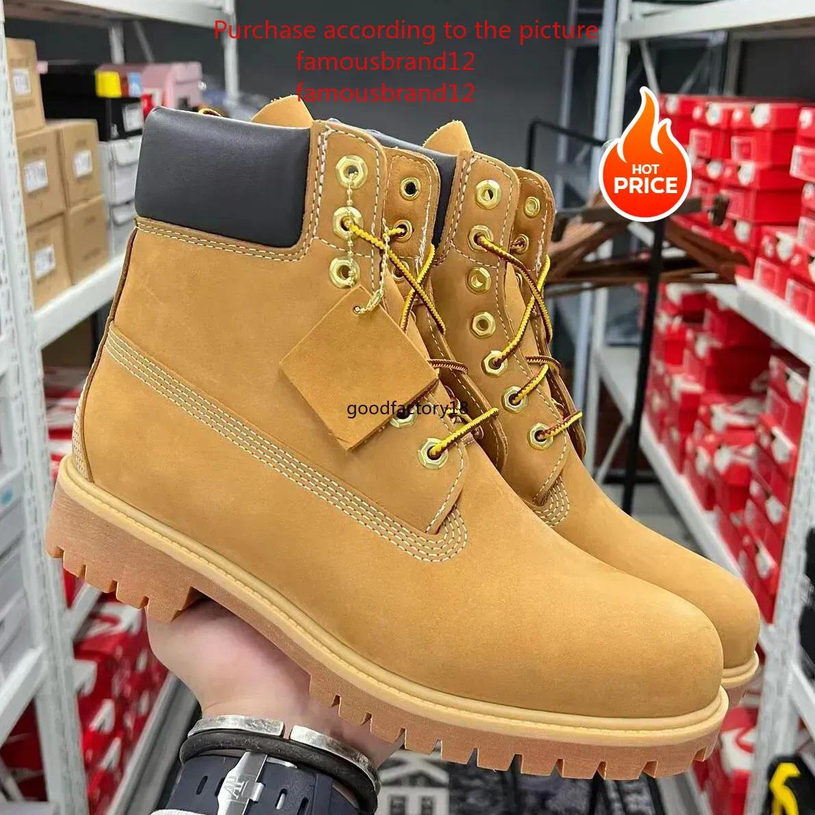 2025TOP boot Designer luxury Boots Shoes Men Boots Waterproof Ankle Classic Martin Shoe Cowboy Yellow Red Blue Black Pink Hiking Motorcycle Boots size 36-46