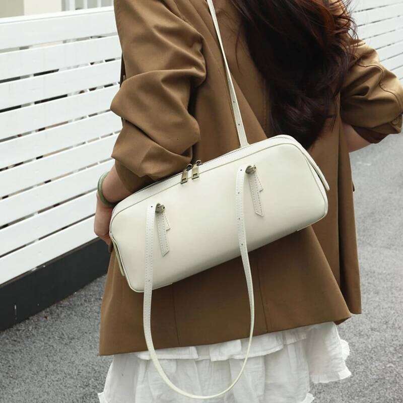 Hifashion Cowhide Genuine Leather Underarm Shoulder Bags For Women New 2025 Designer Korean Bowling Tote Ladies Handbags