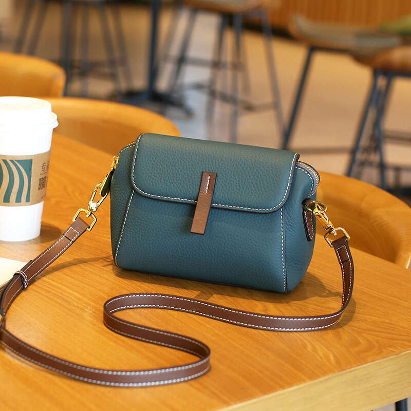 designer bag Luxury bag Genuine Leather Shell New Trend Top Layer Cowhide Versatile Women's Shoulder Crossbody Bag