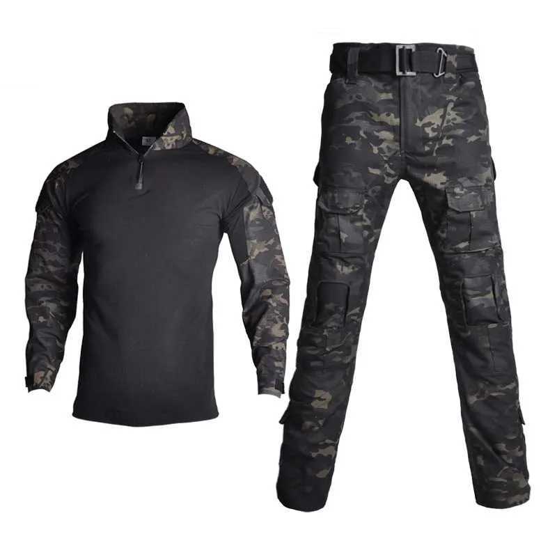 Outdoor Tactical Uniform Clothes Suits Training Suit Camo Shirts Hunting Clothing Waterproof Pants Paintball Pant Wearresisting W250928