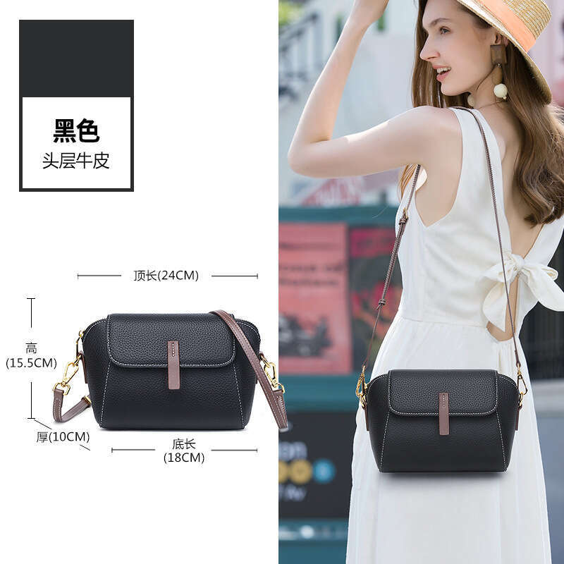 designer bag Luxury bag Cowhide Single Shoulder Small Square Genuine Leather for Women New Trend High-end Sense Ladies Large Capacity Crossbody Bag