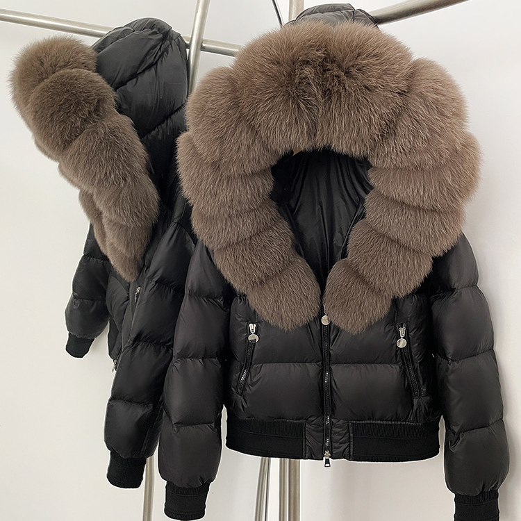 Warm Womens Padded Winter Coat - Fashionable Mountaineering Jacket with Durable Duck Down Insulation