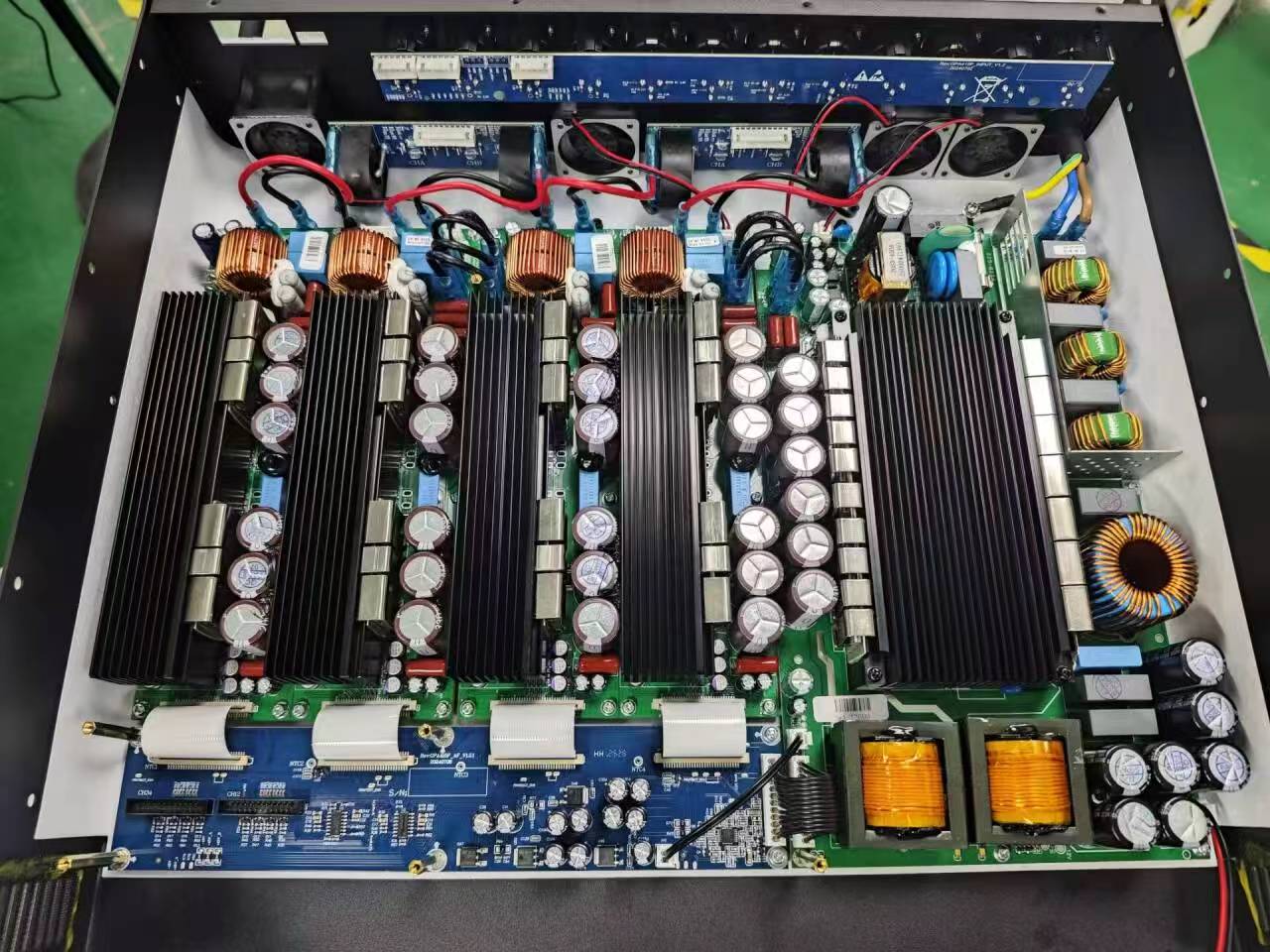 Professional Grade Stage/Church/DSP-Digital Amplifier System Featuring Multiple Outputs & Screen Control (Model JQ0002)