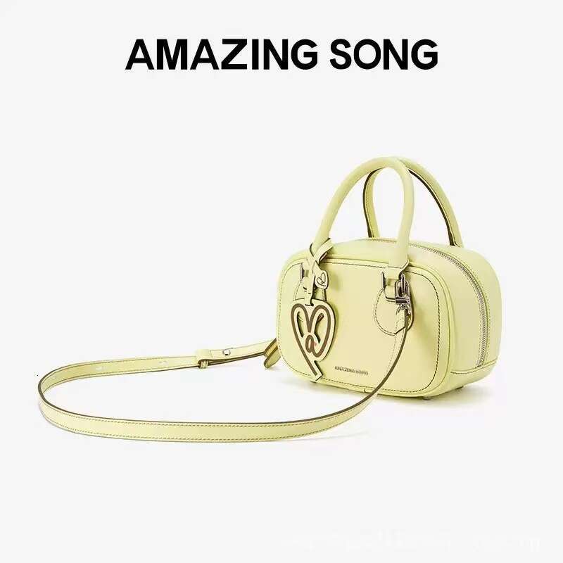 designer bag Luxury bag Amazing Song Toast Leather Handbag Crossbody Bowling New High-end Small Square Bag for Women
