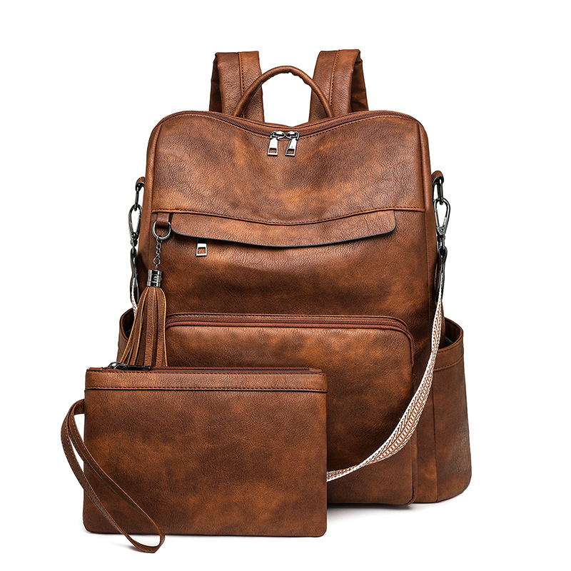 Pu Leather Diaper Bag Backpack Waterproof Bag for Stroller Baby Mummy Bags PU Nappy Bag Large Capacity Bottle bag 250305