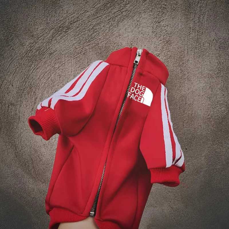 Autumn and winter new pet clothes dog zipper hoodie Big dog coat small and mediumsized dog out clothing cat clothes X250928