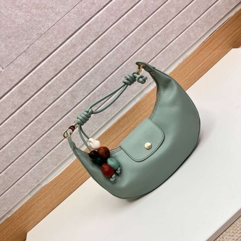 designer bag Luxury bag High-Quality New Cowhide Crescent for Women Mini Underarm Single Shoulder Pea Genuine Leather Handbag Crossbody Bag