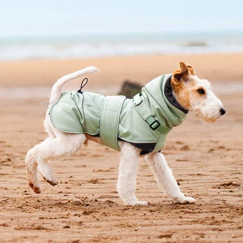 2025 New Pet Keeping Warm Clothes for Autumn Winter High Necked Dog Stormcoat With Reflective Tape Waterproof Dog Down et X250928
