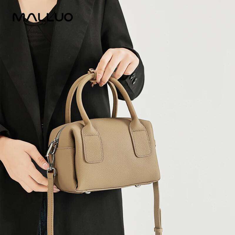 Women's Cow Real Leather Shoulder Bag Female Fashion Designer Handbags Ladies Retro Underarm Soft Cowhide Crossbody Bags Suotong2509