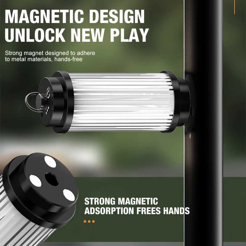 Outdoor camping tools camping lights 5 kinds of lights adjustable ceiling can be connected with the bracket TYPEC charging C250928