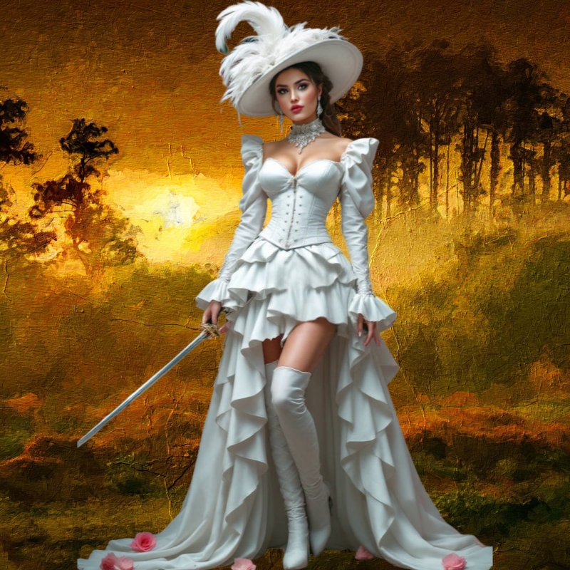 Vintage Steampunk Corset Prom Dresses Long Sleeves High Low White Victorian Evening Gown Customized Women Special Occasion Wear