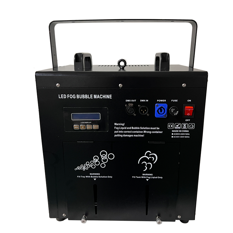 Stage Lighting Accessories Dual - Head Smoke and Bubble Machine, Professional Stage Effect Equipment for Parties, Clubs and Events JQ0005