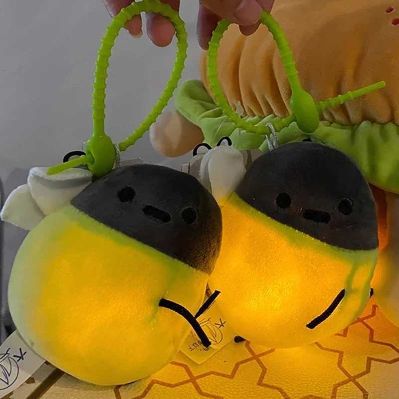 Cartoon Cute Luminous Firefly Plush Toys Cute Pendent Girl Heart Home Decor Christmas Beauty Delicacy Bag Keychain Birthday GiftXJ250928