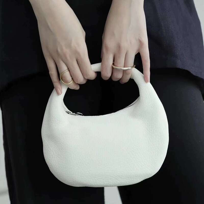 designer bag Luxury bag Aeta Genuine Leather for Women New Trendy Handheld Crescent High-Quality Texture Niche Underarm Bag