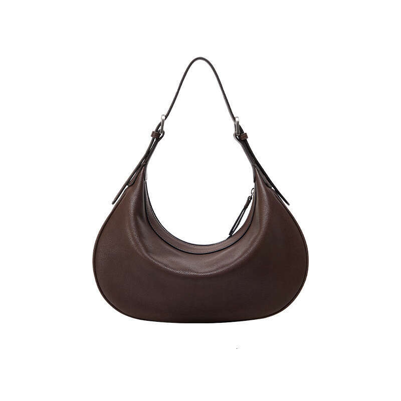 designer bag Luxury bag New Vegetable Tanned Crescent Hobo Niche Genuine Leather Shoulder Underarm for Women Versatile Crossbody Bag
