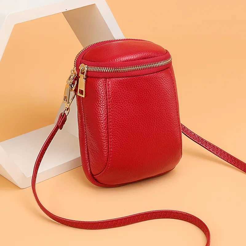 Genuine Leather Mobile Phone Bag New Mini Crossbody Texture Top Layer Cowhide Shoulder Bag for Women Fashion High Quality Soft Z250928