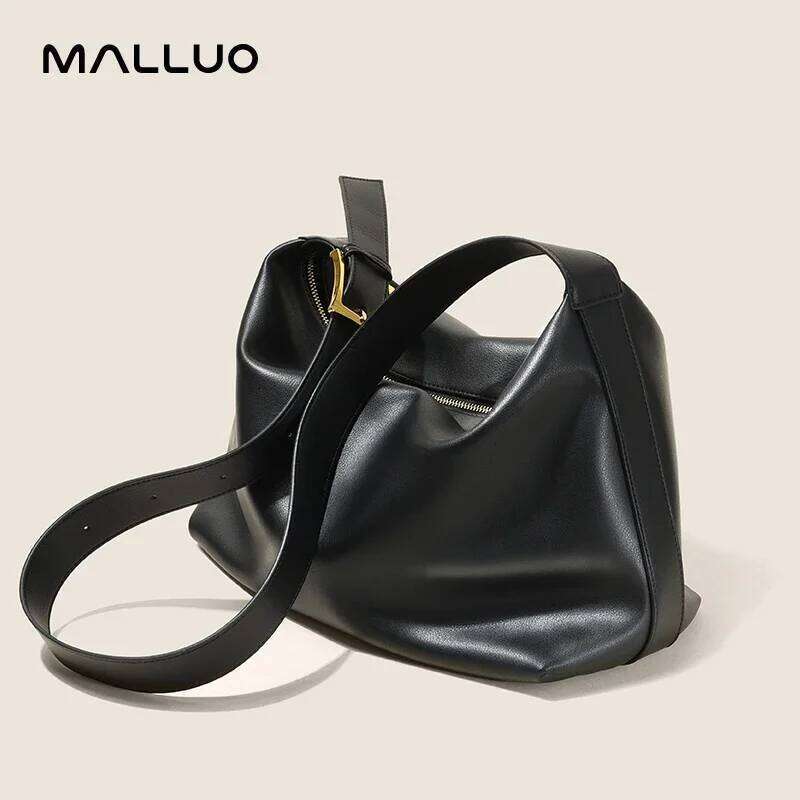 Women's Cowhide Genuine Leather Large Capacity Handbags Female Retro Shoulder Tote Bags Ladies Versatile Casual Crossbody Bag Suotong2509