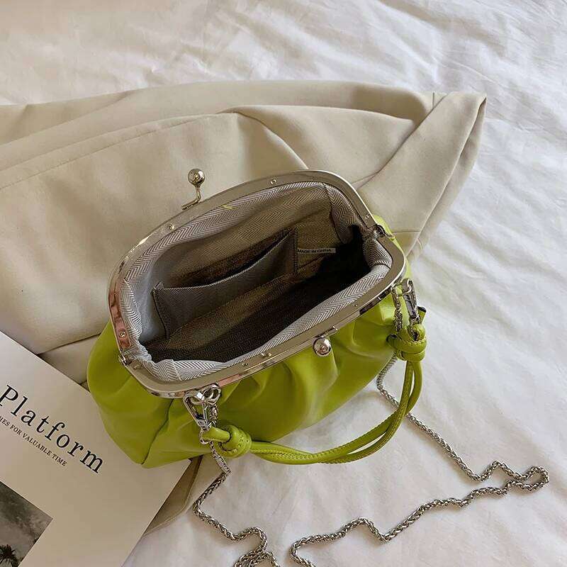 Summer Ladies Shoulder Chain Handbag Sense Of Lady Crossbody Fashion Leather Women Bag Designer Folds Cloud Bags Suotong0912 250912 Suotong2509 250912